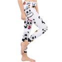 Playing Pandas Cartoons Lightweight Velour Classic Yoga Leggings View4