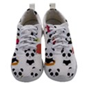 Playing Pandas Cartoons Women Athletic Shoes View1