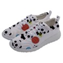 Playing Pandas Cartoons Women Athletic Shoes View2