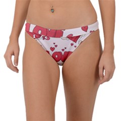 Hand Drawn Valentines Day Element Collection Band Bikini Bottom by Vaneshart