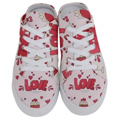 Hand Drawn Valentines Day Element Collection Half Slippers by Vaneshart