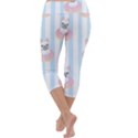 French Bulldog Dog Seamless Pattern Capri Yoga Leggings View4