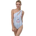 French Bulldog Dog Seamless Pattern To One Side Swimsuit View1