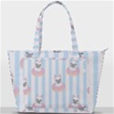 French Bulldog Dog Seamless Pattern Back Pocket Shoulder Bag  View1