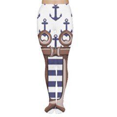 Anchor Background Design Tights by Vaneshart