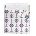 Nautical Seamless Pattern Duvet Cover Double Side (Full/ Double Size) View1