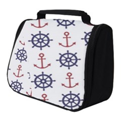 Nautical Seamless Pattern Full Print Travel Pouch (small) by Vaneshart