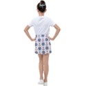 Nautical Seamless Pattern Kids  Tennis Skirt View2