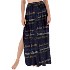 Sweet Dreams Phrase Motif Typographic Pattern Maxi Chiffon Tie-up Sarong