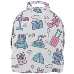 Transportation Seamless Pattern Mini Full Print Backpack by Vaneshart