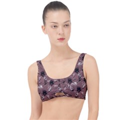 Hibiscus Flowers Collage Pattern Design The Little Details Bikini Top by dflcprintsclothing