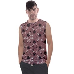 Hibiscus Flowers Collage Pattern Design Men s Regular Tank Top by dflcprintsclothing