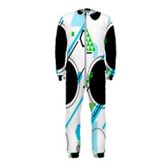 Geometric Shapes Background Onepiece Jumpsuit (kids)