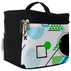 Geometric Shapes Background Make Up Travel Bag (big)