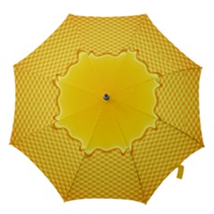 Sweet Honey Drips With Honeycomb Hook Handle Umbrellas (large) by Vaneshart