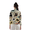 Seamless Pattern With Dinosaurs Silhouette Women s Windbreaker View2