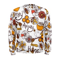 Honey Seamless Pattern Men s Sweatshirt by Vaneshart