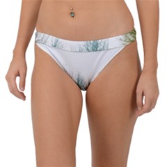 Multicolor Graphic Botanical Print Band Bikini Bottom by dflcprintsclothing