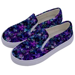 Shiny Stars Kids  Canvas Slip Ons