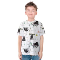 Cute Sloths Kids  Cotton Tee