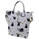 Cute sloths Buckle Top Tote Bag View1