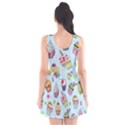 Cupcake Doodle Pattern Scoop Neck Skater Dress View2