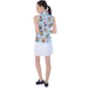 Cupcake Doodle Pattern Women s Sleeveless Polo Tee View2