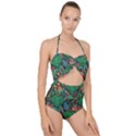 14 Scallop Top Cut Out Swimsuit View1