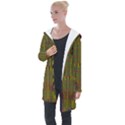 Colors From The Sea Decorative Longline Hooded Cardigan View1