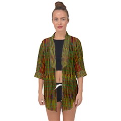 Colors From The Sea Decorative Open Front Chiffon Kimono by pepitasart