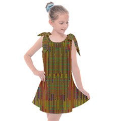 Colors From The Sea Decorative Kids  Tie Up Tunic Dress by pepitasart