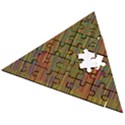 Colors From The Sea Decorative Wooden Puzzle Triangle View2