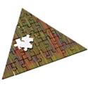 Colors From The Sea Decorative Wooden Puzzle Triangle View3