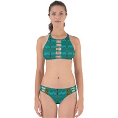 Shimmering Colors From The Sea Decorative Perfectly Cut Out Bikini Set by pepitasart