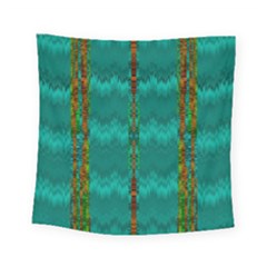 Shimmering Colors From The Sea Decorative Square Tapestry (small) by pepitasart