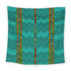 Shimmering Colors From The Sea Decorative Square Tapestry (large) by pepitasart