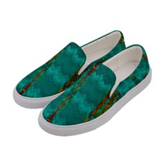 Shimmering Colors From The Sea Decorative Women s Canvas Slip Ons by pepitasart