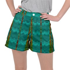 Shimmering Colors From The Sea Decorative Ripstop Shorts by pepitasart