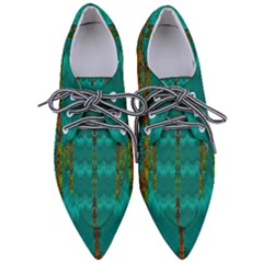 Shimmering Colors From The Sea Decorative Women s Pointed Oxford Shoes by pepitasart