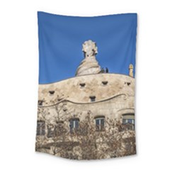 Gaudi, La Pedrera Building, Barcelona - Spain Small Tapestry by dflcprintsclothing