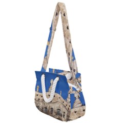 Gaudi, La Pedrera Building, Barcelona - Spain Rope Handles Shoulder Strap Bag by dflcprintsclothing