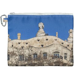 Gaudi, La Pedrera Building, Barcelona - Spain Canvas Cosmetic Bag (xxxl) by dflcprintsclothing