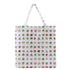 All The Aliens Teeny Grocery Tote Bag by ArtByAng