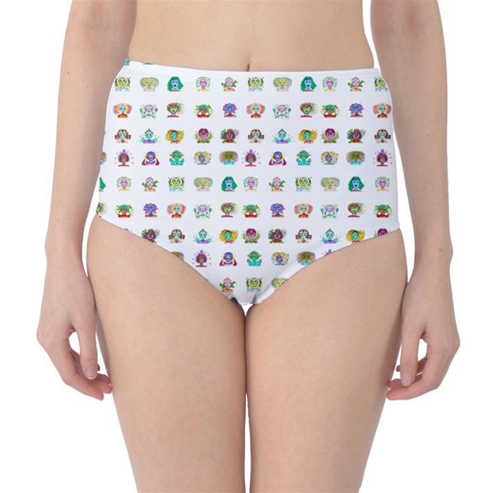 All The Aliens Teeny Classic High-Waist Bikini Bottoms