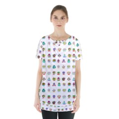 All The Aliens Teeny Skirt Hem Sports Top