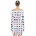 All The Aliens Teeny Long Sleeve Off Shoulder Dress View2