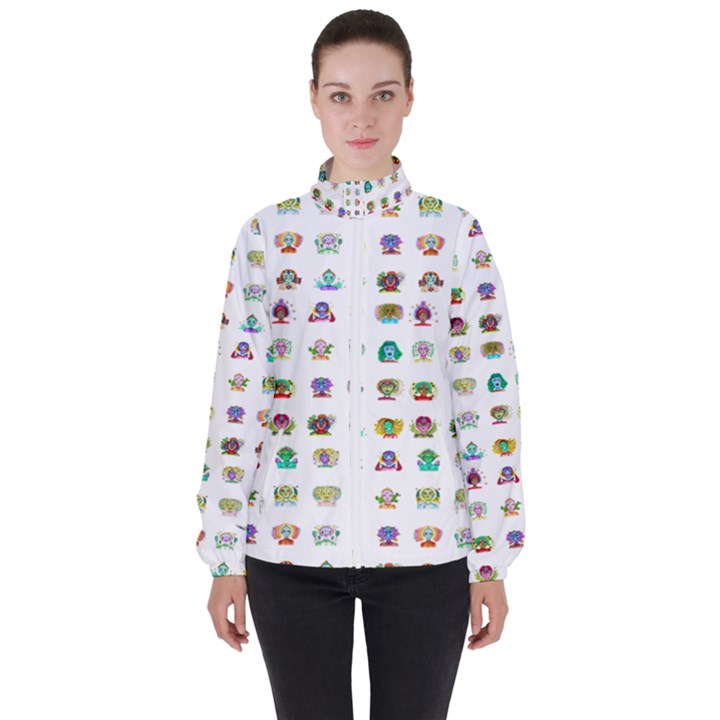 All The Aliens Teeny Women s High Neck Windbreaker