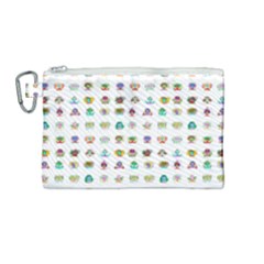 All The Aliens Teeny Canvas Cosmetic Bag (medium)