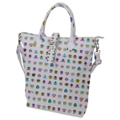 All The Aliens Teeny Buckle Top Tote Bag