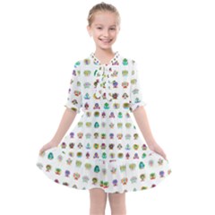 All The Aliens Teeny Kids  All Frills Chiffon Dress